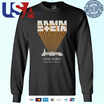 Rammstein Europe Stadium Tour 2024 In Estadi Olimpic Barcelona 11-06-2024 Sweater