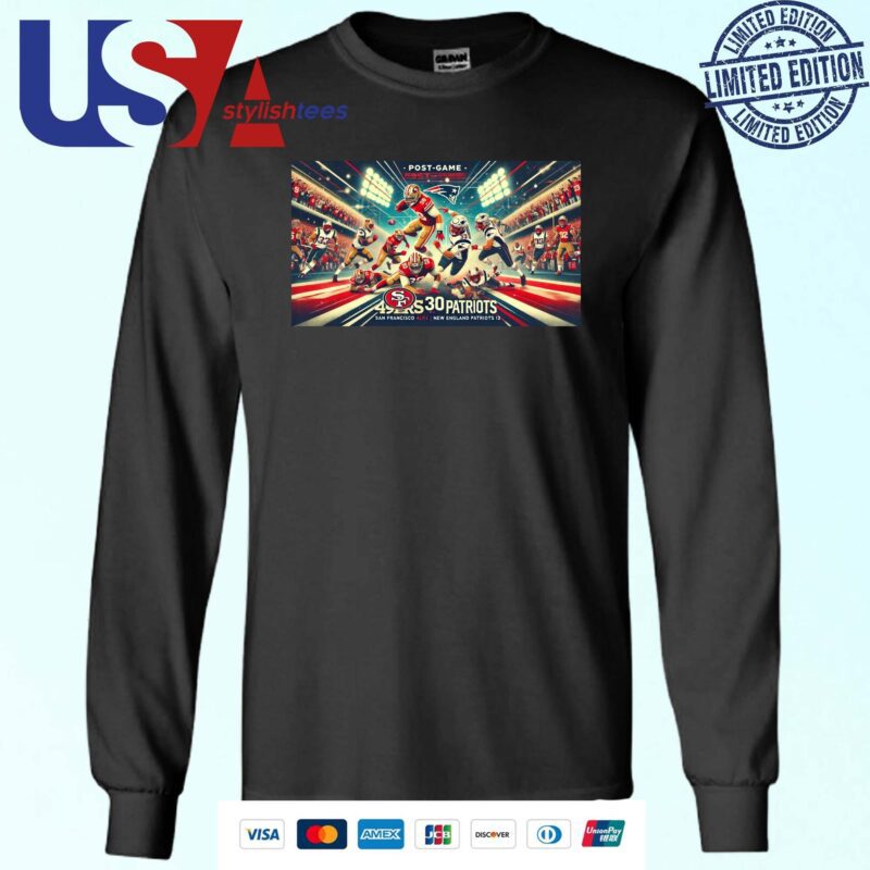San Francisco 49ers 30-13 New England Patriots September 29 2024 Sweater