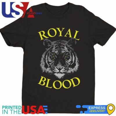 Royal Blood Band 10Th Anniversary Tour Tiger Shirt