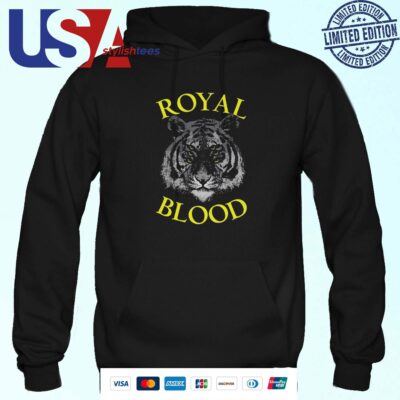 Royal Blood Band 10Th Anniversary Tour Tiger Hoodie