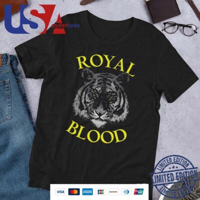 Royal Blood Band 10Th Anniversary Tour Tiger Shirt