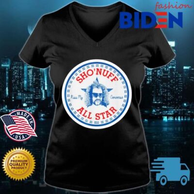 Sho Nuff All Star Kiss My Converse Shirt Bidenfashion ladies den