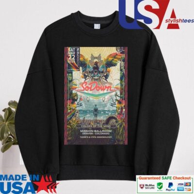 Official Sodown March 22, 2025 Mission Ballroom Denver, CO Tour sweater