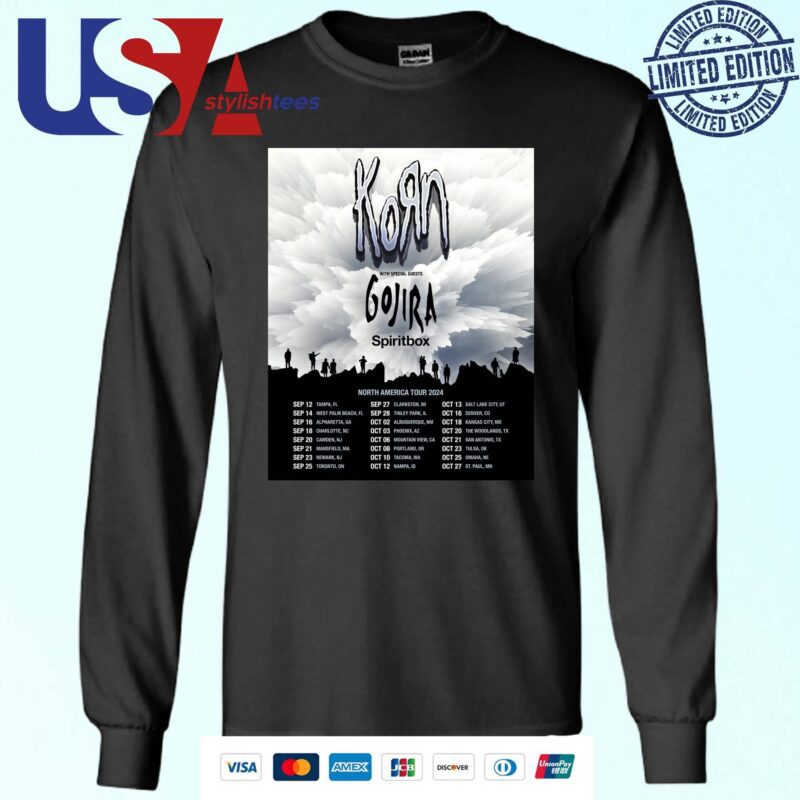 2024 Korn Announce North American Tour 2024 With Gojira And Spiritbox Sweater