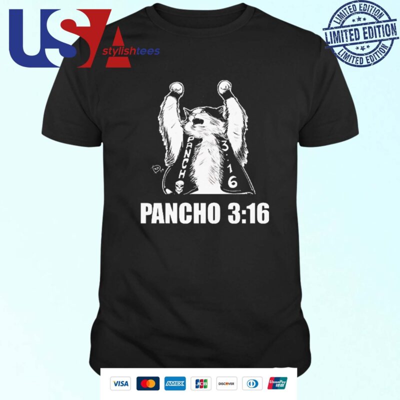 Stone Cold Steve Austin Cat Pancho 3-16 T-shirt