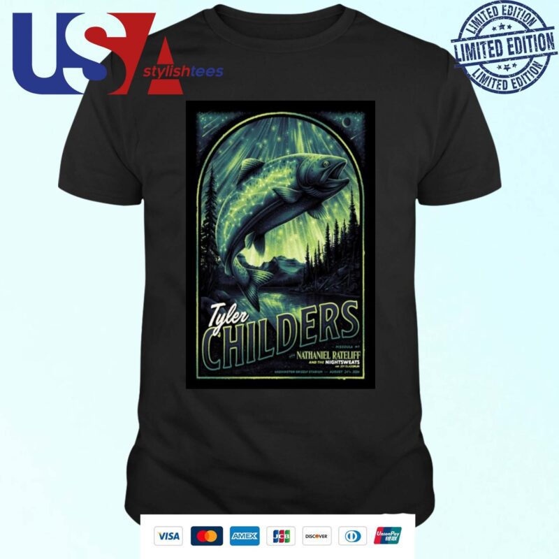 Tyler Childers Washington-Grizzly Stadium, Missoula, MT Aug 24, 2024 T-shirt