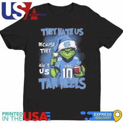 The Grinch They Hate Us Because Ain't Us UNC Tar Heels 2024 Shirt