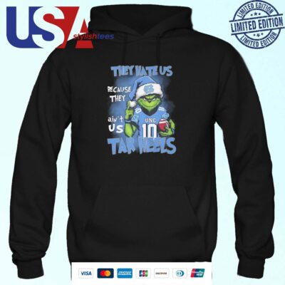 The Grinch They Hate Us Because Ain't Us UNC Tar Heels 2024 Hoodie