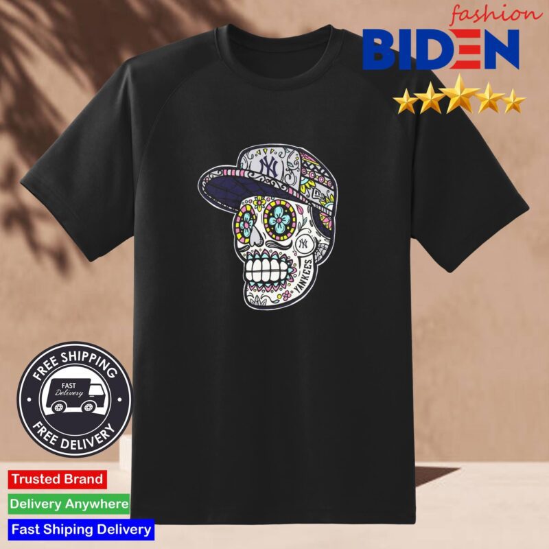 New York Yankees Sugar Skull Hat 2024 Shirt