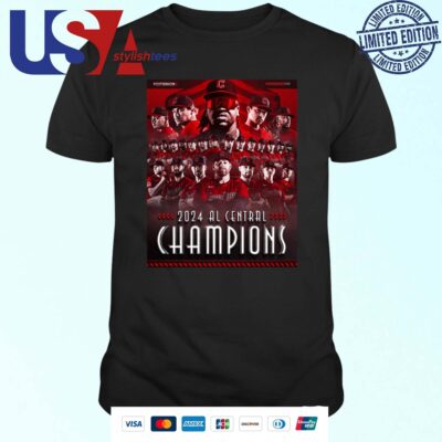 Cleveland Guardians 2024 AL Central Champions #Fortheland T-shirt