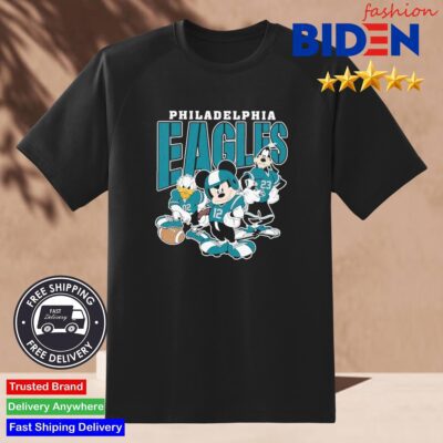 Philadelphia Eagles Mickey Donald Duck And Goofy Football Team 2024 Shirt
