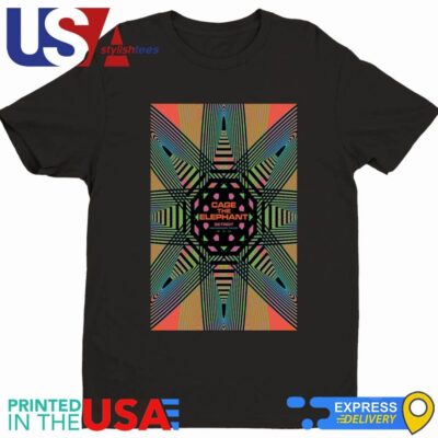 Official Cage The Elephant In Detroit, Mi On September 10 2024 Shirt
