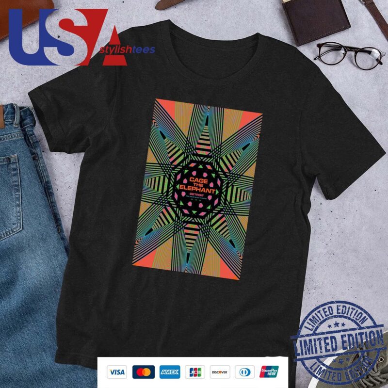 Official Cage The Elephant In Detroit, Mi On September 10 2024 Shirt
