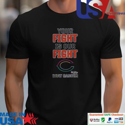 Official Chicago Bears Your Fight Is Our Fight Crucial Catch Our Fight Breast Cancer unisex