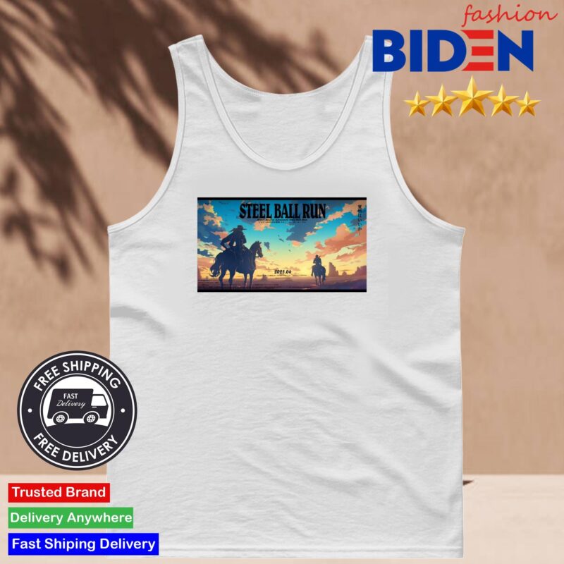 Steel Ball Run Anime Confirmed April 2025 Shirt Tank Top