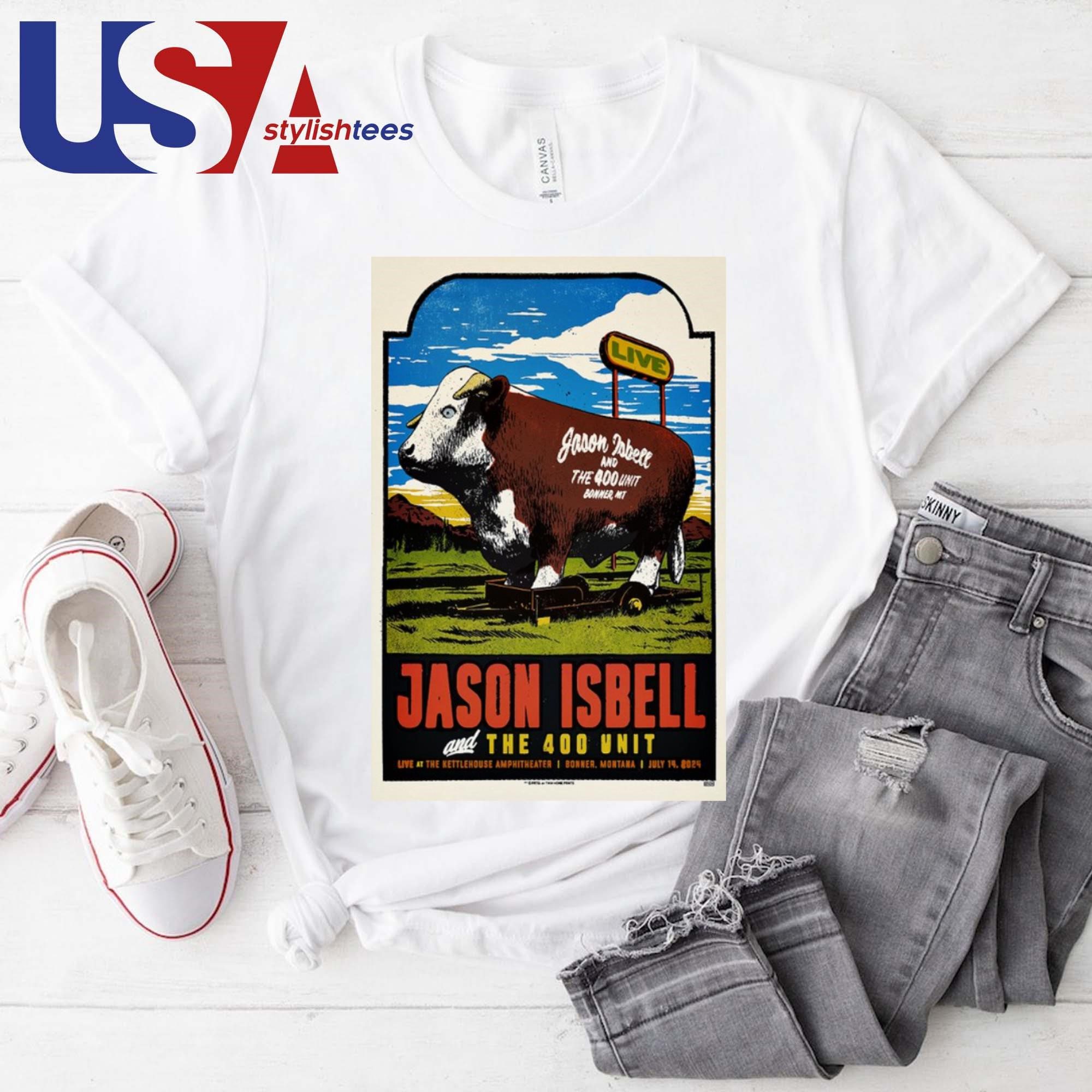 official-jason-isbell-and-the-400-unit-kettlehouse-amphitheater-montana-jul-14-2024-t-shirt Official Jason Isbell And The 400 Unit KettleHouse Amphitheater Montana Jul 14 2024 T-shirt