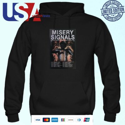 Misery Signals Blood Is Forever Love Is Forever Farewell 2024 Tour Hoodie