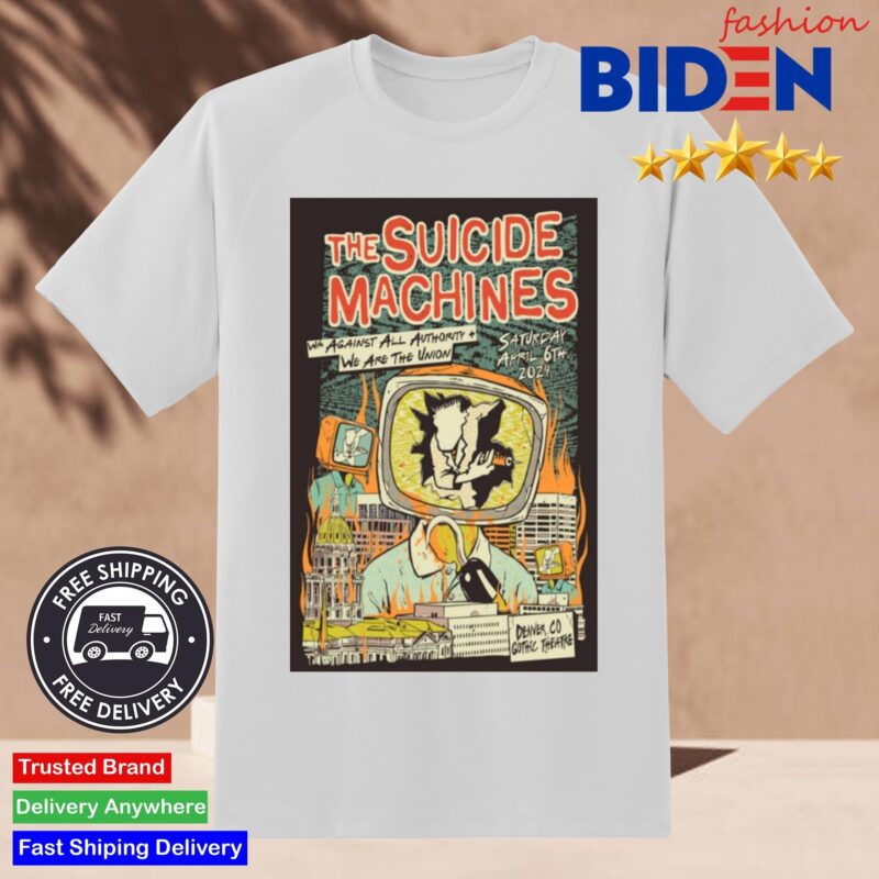 The Suicide Machines April 6th, 2024 Denver, CO Shirt