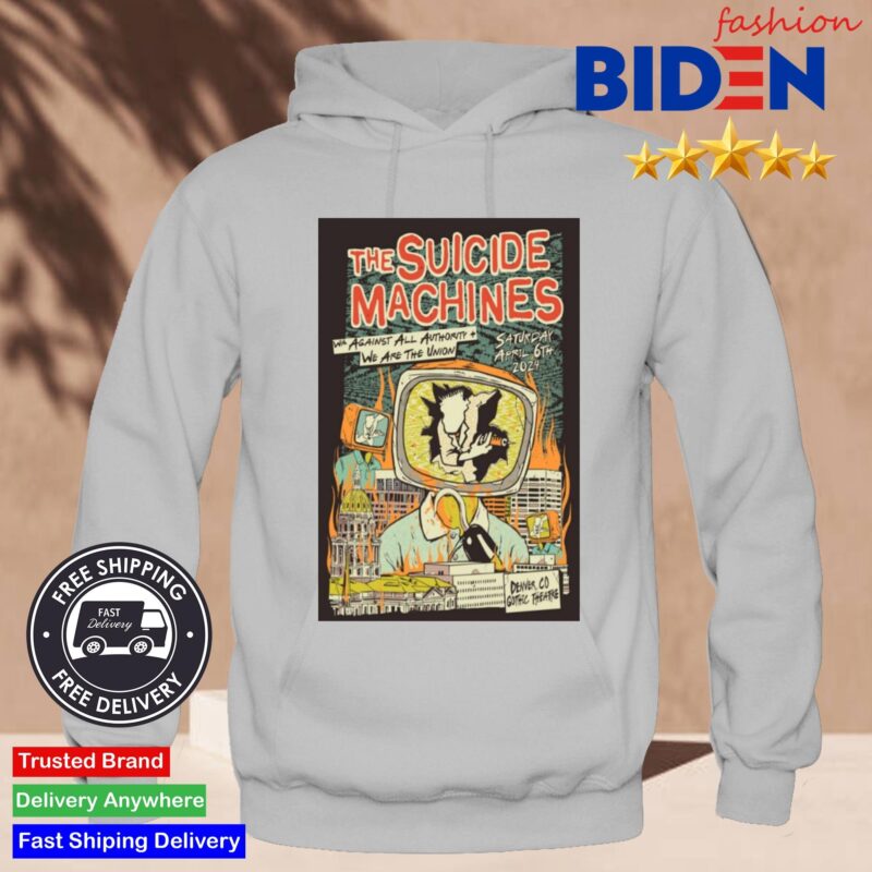 The Suicide Machines April 6th, 2024 Denver, CO Shirt Hoodie