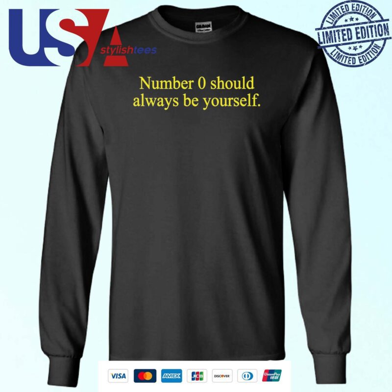 Number 0 Should Always Be Yourself Sweater