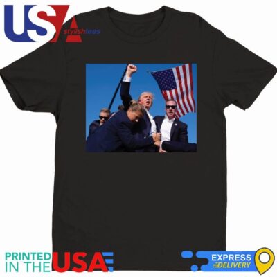 Trump Blood On His Face Shirt