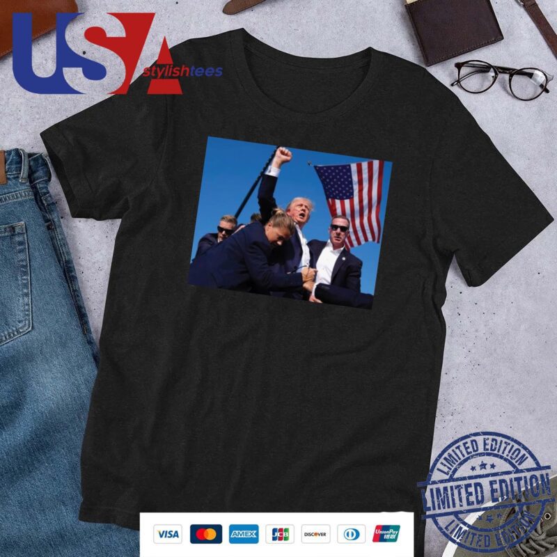 Trump Blood On His Face Shirt