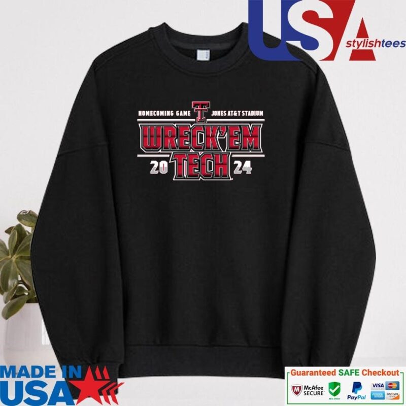 Official Texas Tech Red Raiders 2024 Homecoming Game Wreck Em Tech sweater