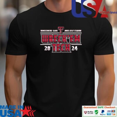 Official Texas Tech Red Raiders 2024 Homecoming Game Wreck Em Tech unisex