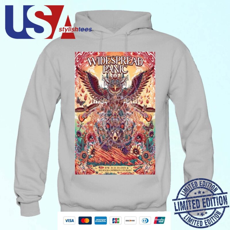 Official Widespread Panic Red Rocks Amphitheatre Morrison CO June 21-23 2024 Hoodie