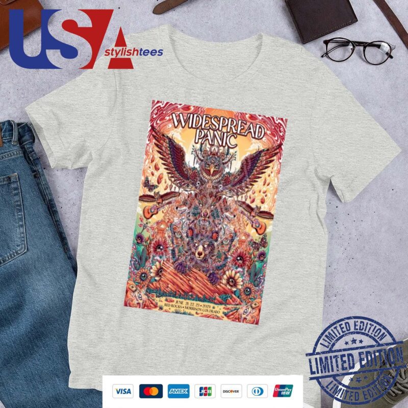 Official Widespread Panic Red Rocks Amphitheatre Morrison CO June 21-23 2024 Shirt