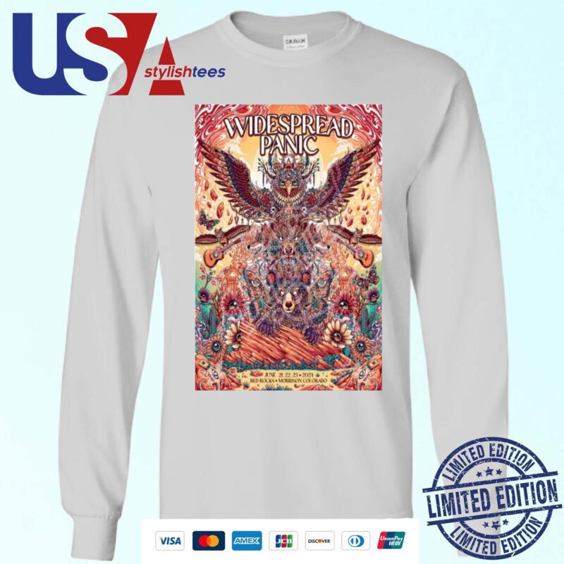 Official Widespread Panic Red Rocks Amphitheatre Morrison CO June 21-23 2024 Sweater