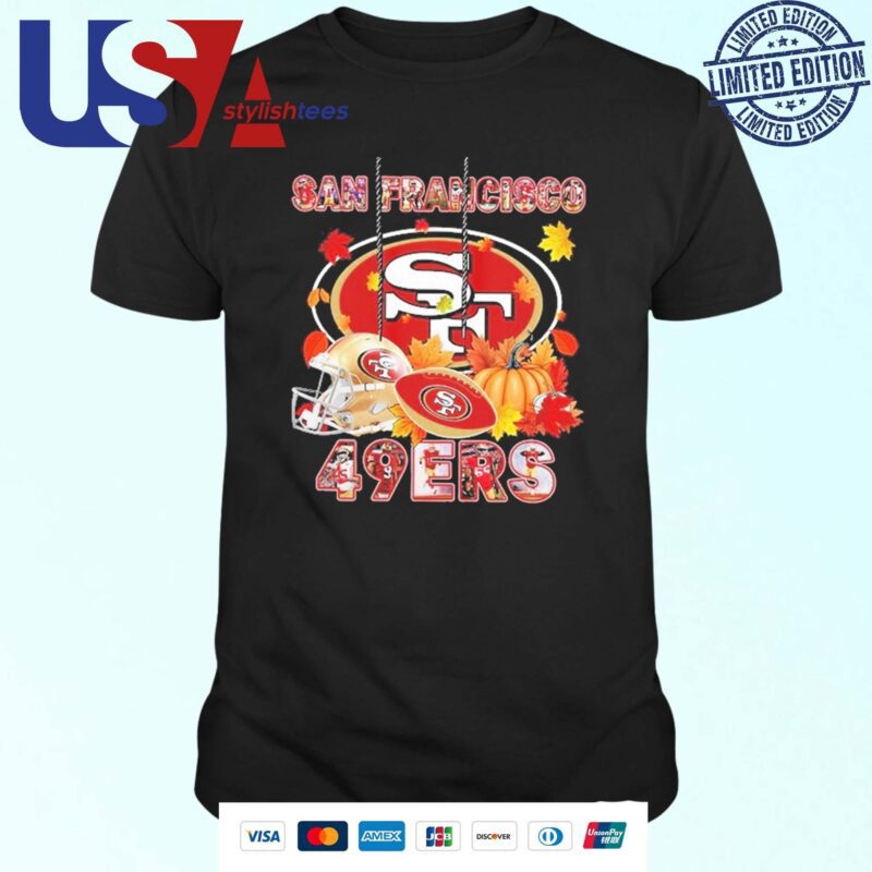 NFL San Francisco 49ers Team Players Autumn T-shirt
