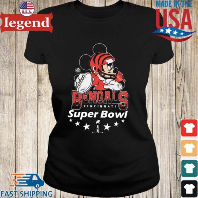 Mickey Mouse Cincinnati Bengals 2022 Super Bowl Ladies den-min