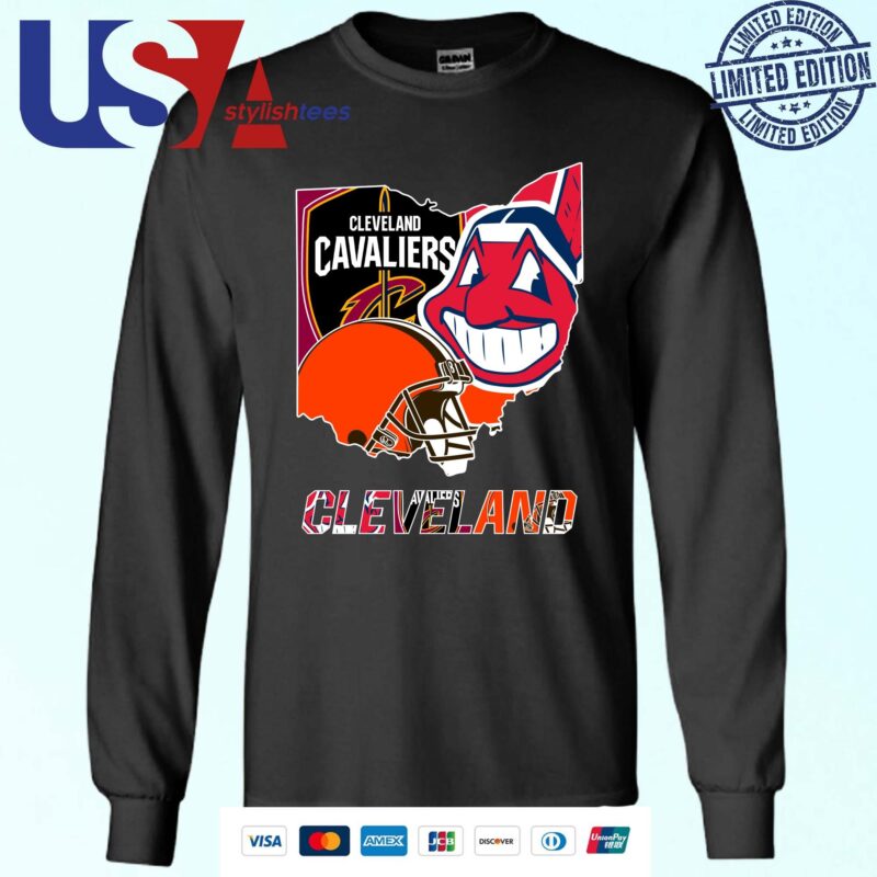 Cleveland Cavaliers Cleveland India And Cleveland Browns Cleveland Logo 2024 Sweater