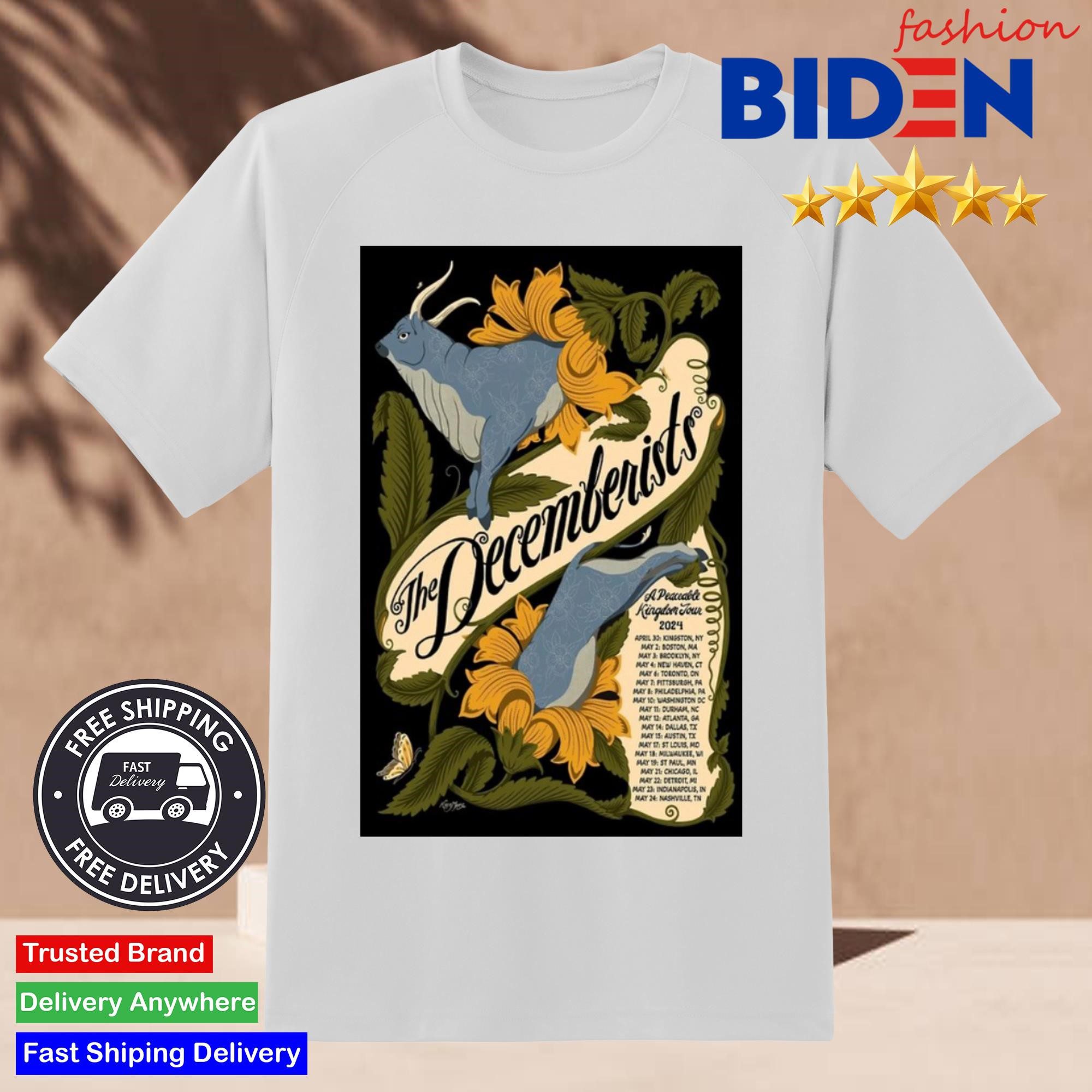 the-decemberists-a-peaceable-kingdom-show-may-2024-shirt The Decemberists A Peaceable Kingdom Show May 2024 Shirt