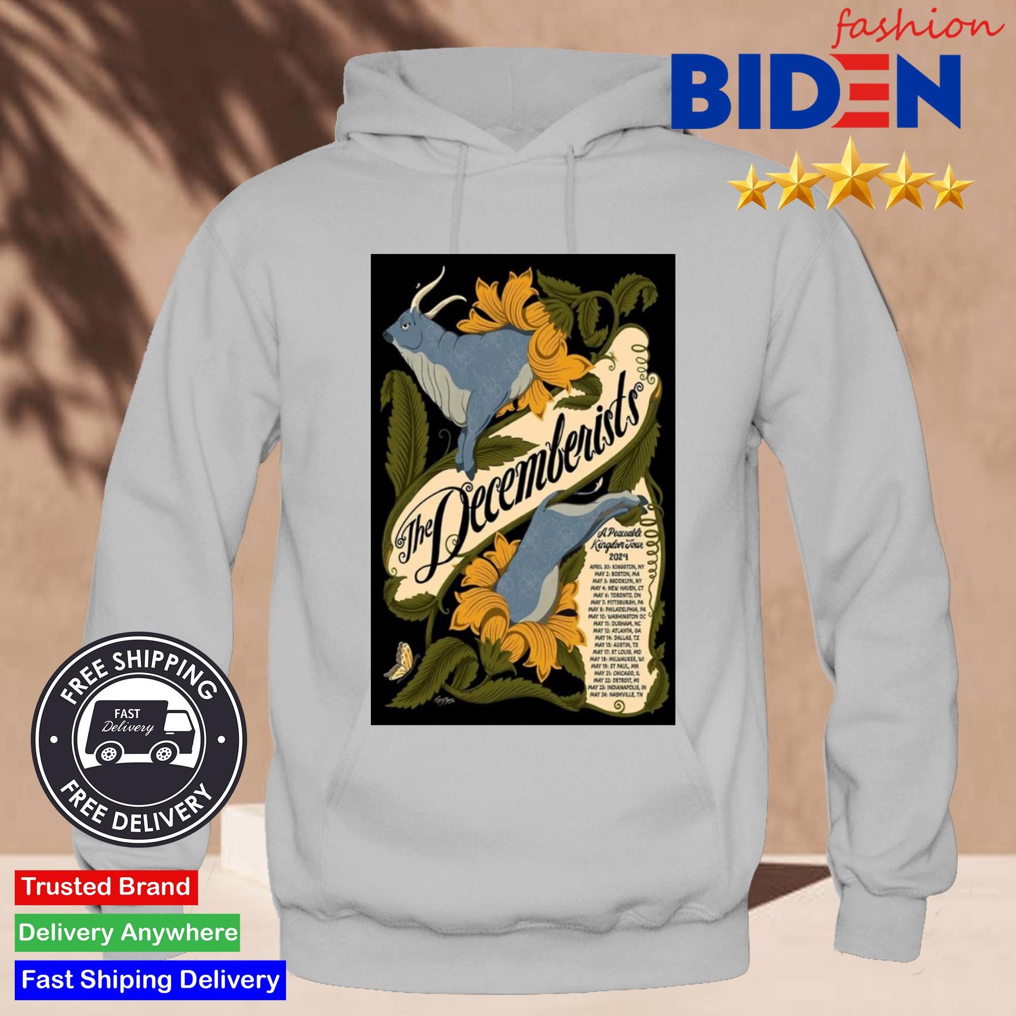 the-decemberists-a-peaceable-kingdom-show-may-2024-hoodie The Decemberists A Peaceable Kingdom Show May 2024 Hoodie