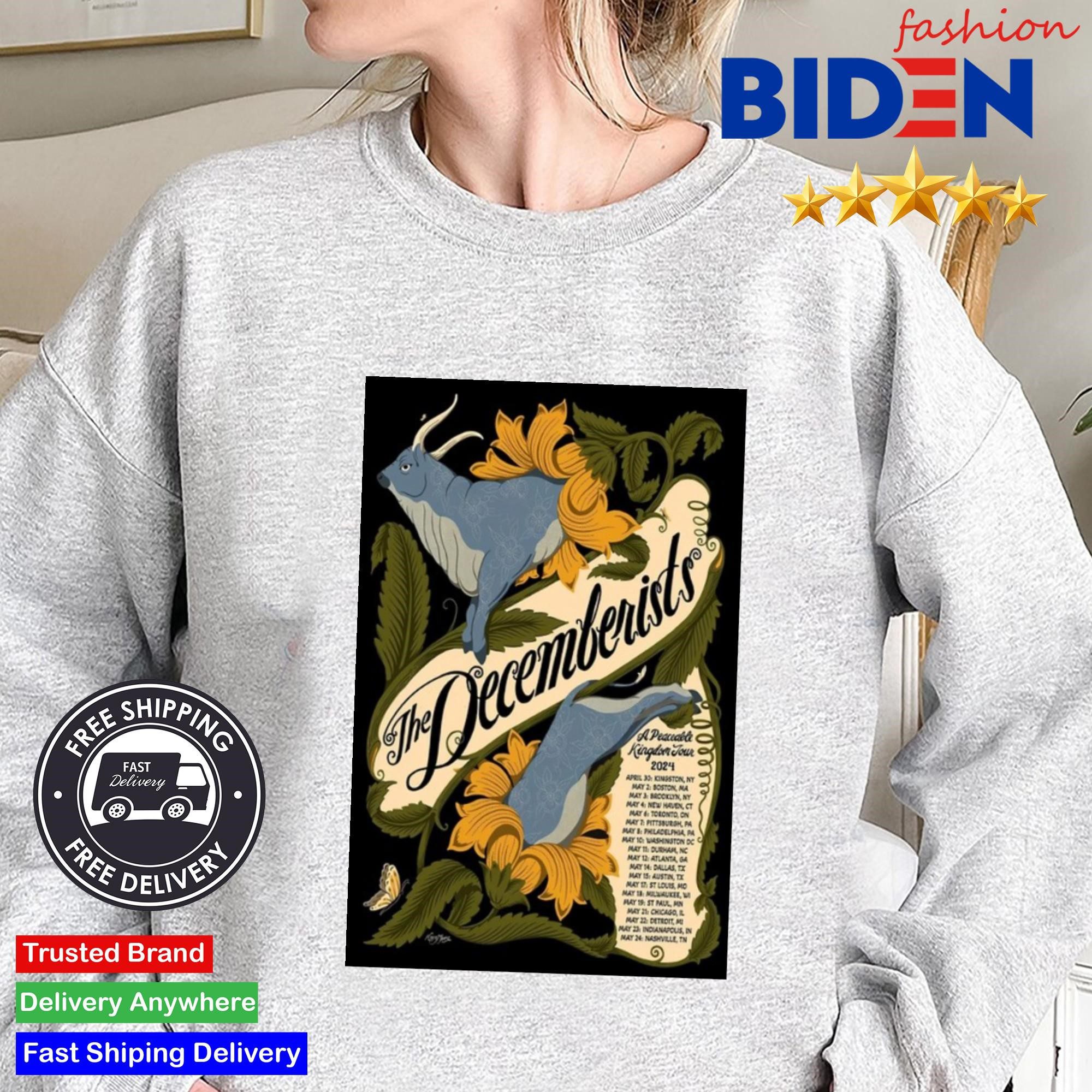 the-decemberists-a-peaceable-kingdom-show-may-2024-sweater The Decemberists A Peaceable Kingdom Show May 2024 Sweater