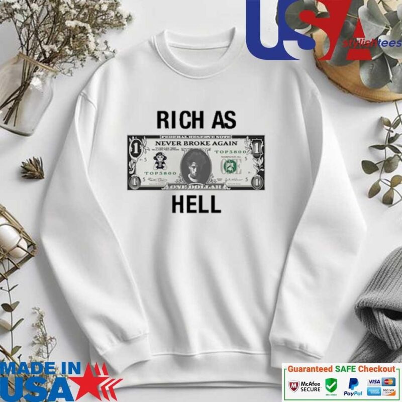 Official Never Broke Again Rich As Hell sweater