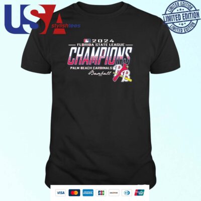 Palm Beach Cardinals 2024 Florida State League Champion T-shirt