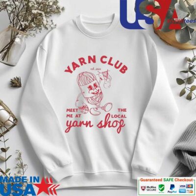 Official Yarn Club Meet Me At The Local Yarn sweater