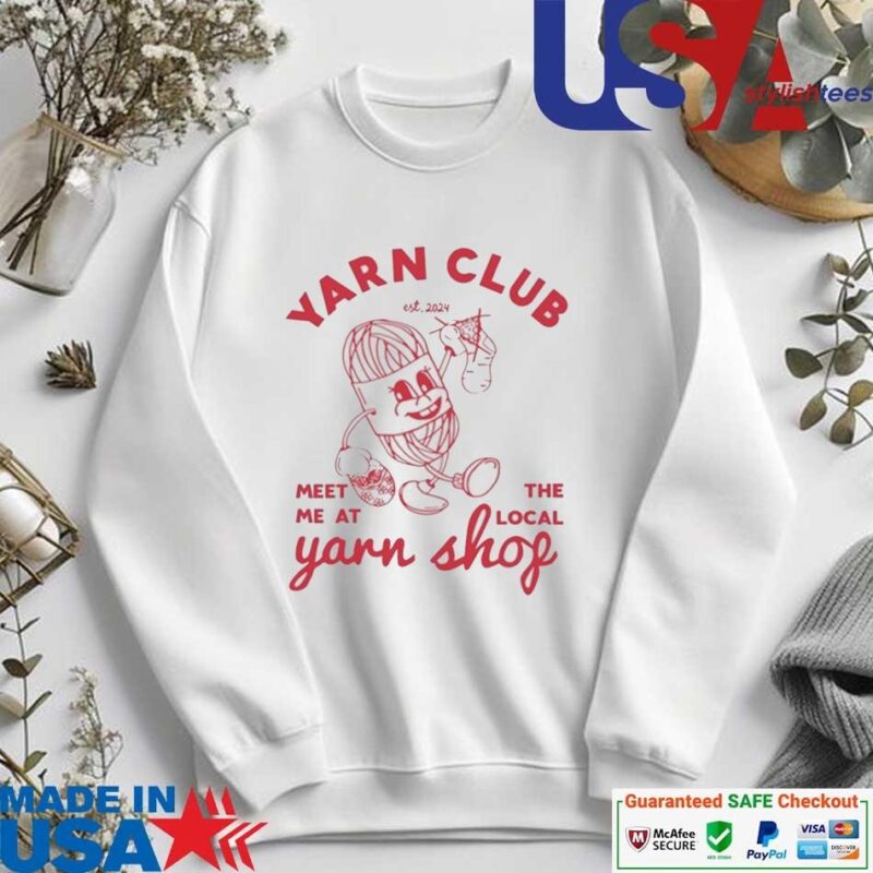 Official Yarn Club Meet Me At The Local Yarn sweater