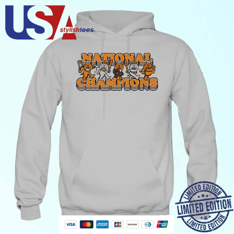 Official Tennessee Volunteers National Champions Grateful Dead Dog Hoodie