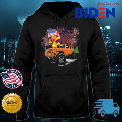 Duck Jeep Happy 4th Of July Shirt Bidenfashion hoodie den