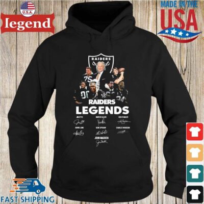 NFL John Madden Raiders Legends Signatures Shirt Hoodie den-min