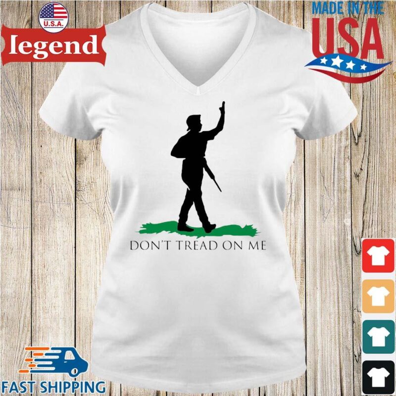 Free Kyle Rittenhouse don't tread on Me shirts Ladies V-Neck-min