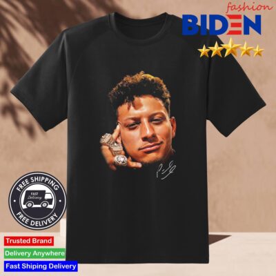 Patrick Mahomes Super Bowl Champ 3 Rings Greatest Of All Time GOAT Shirt