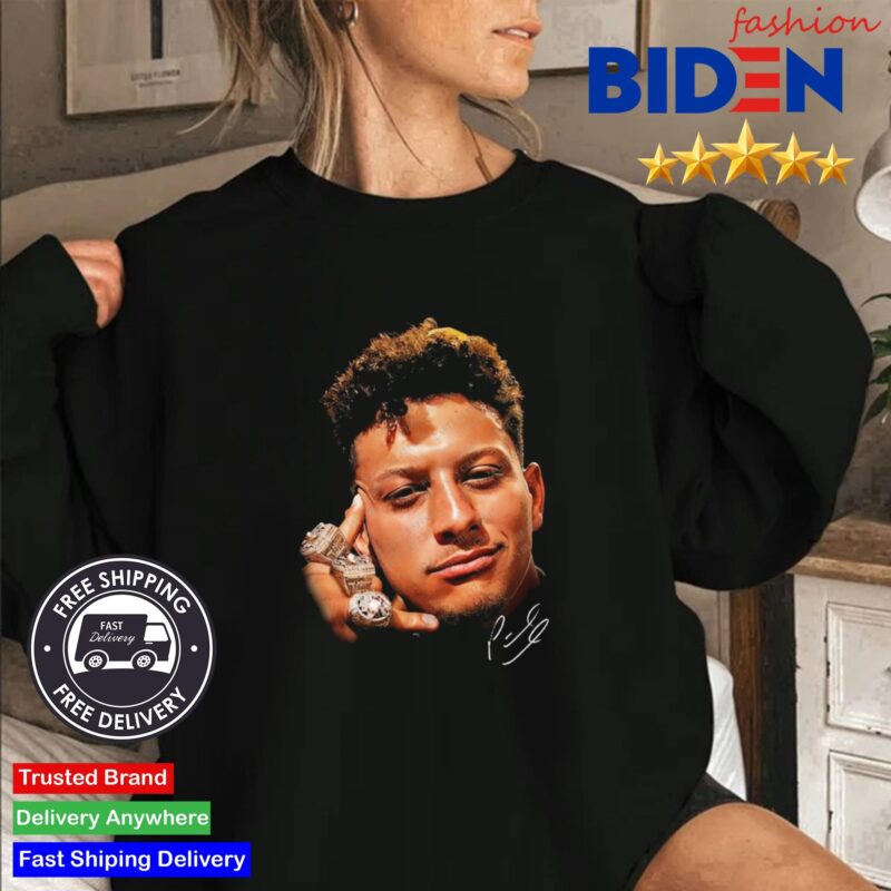 Patrick Mahomes Super Bowl Champ 3 Rings Greatest Of All Time GOAT Shirt Sweater Den.jpg