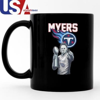 Tennessee Titans Michael Myers Super Bowl Killer In Halloween Mug, Tumbler