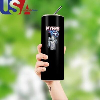 Tennessee Titans Michael Myers Super Bowl Killer In Halloween Mug, Tumbler Tumbler 12oz Black