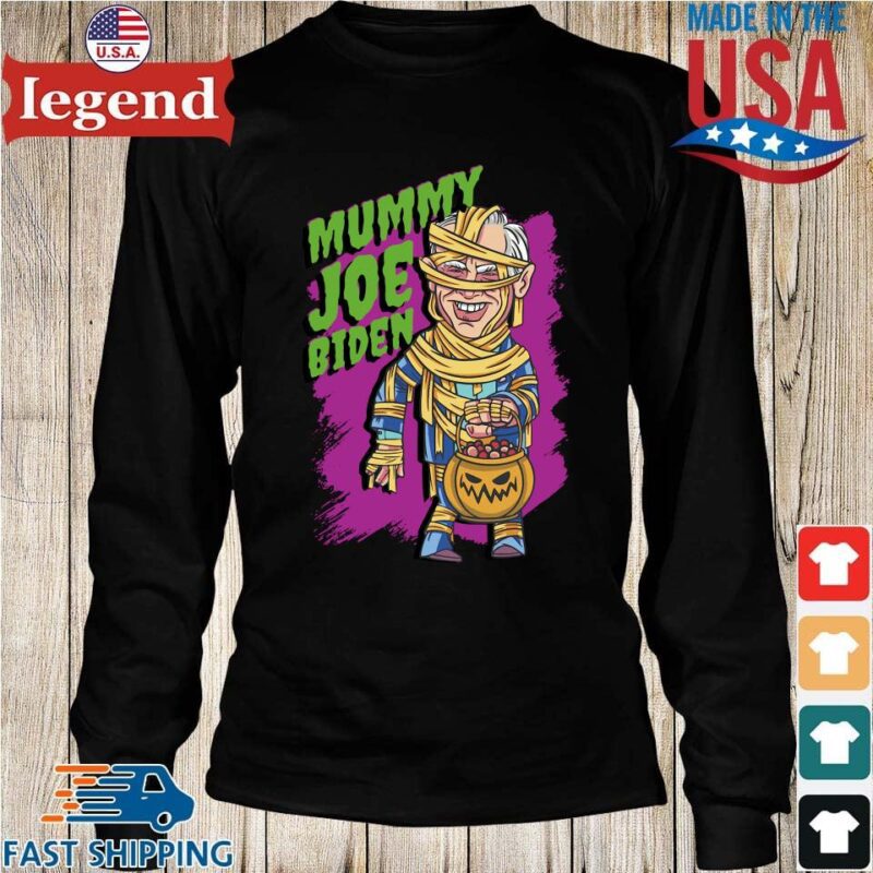 Pantheon Mummy Joe Biden Halloween Shirt Longs den-min